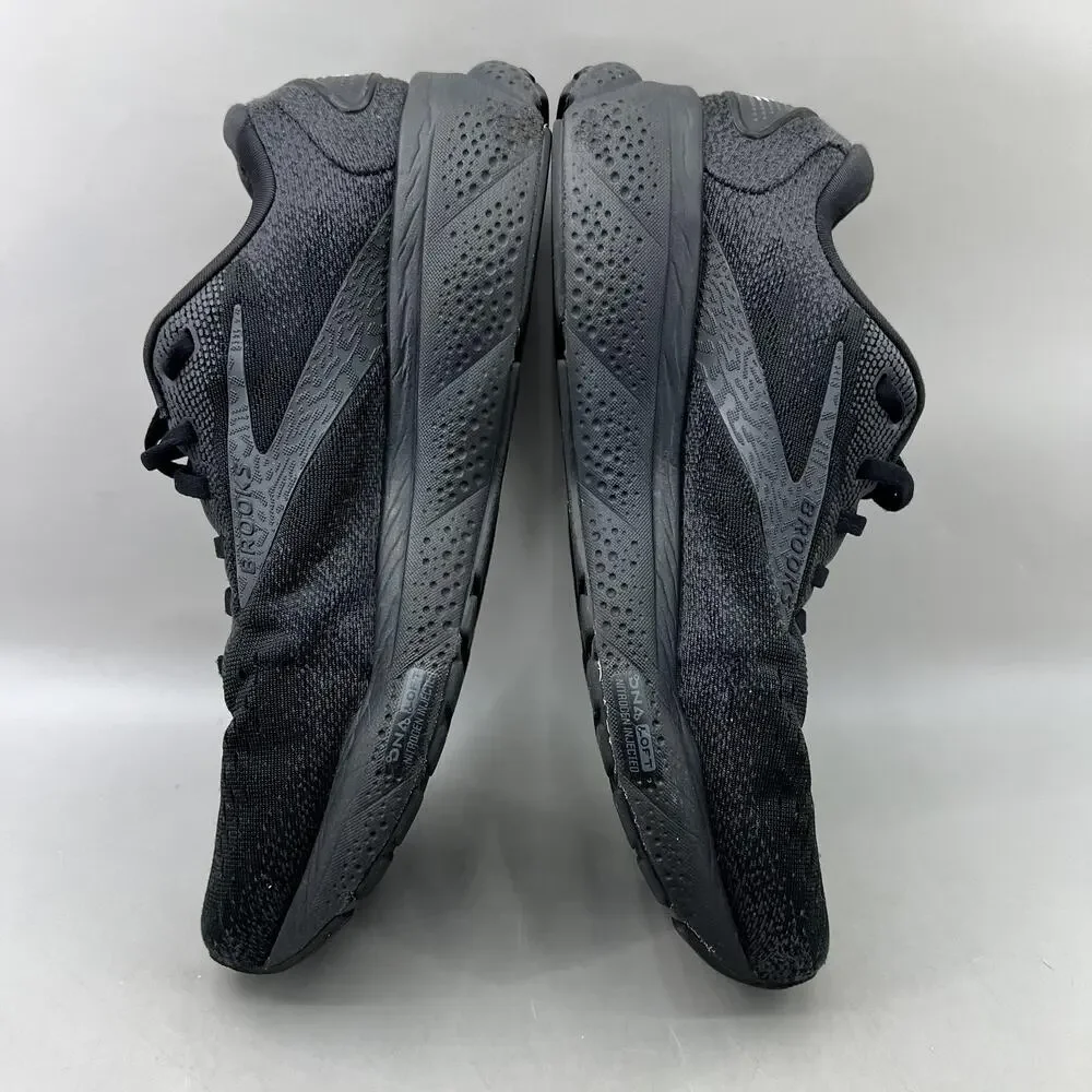 Brooks Ghost 16 Running Shoes Men Size 8.5 EE Black Mesh Comfort Cushion Sneaker